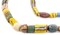 The Bead Chest Old Mixed African Trade Beads 10mm Ghana Multicolor Glass Large Hole 28 Inch Strand Handmade